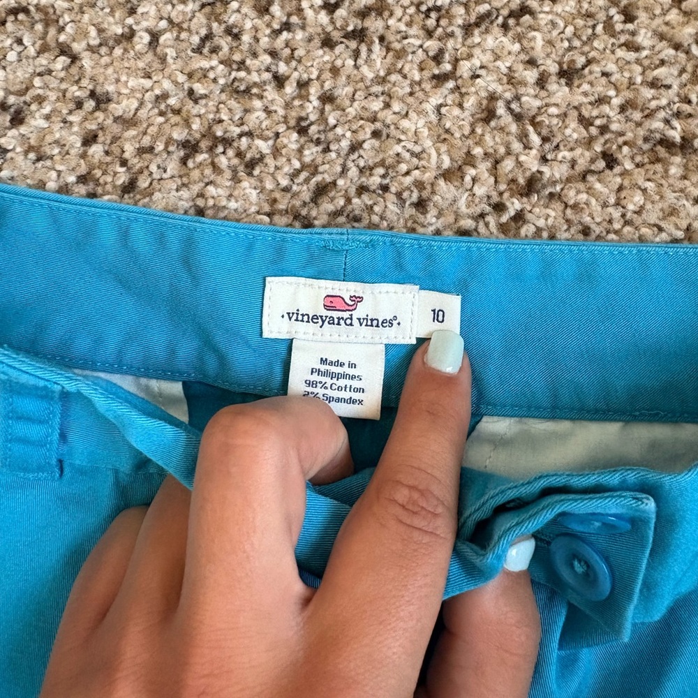 Vineyard Vines Everyday Short 3.5” Size 10 Blue New Without Tags - Picture 2 of 3